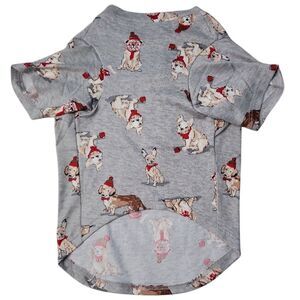 Member's Mark Family Sleep Stretch Easy Care Pet Pajama Coat - Grey Dogs